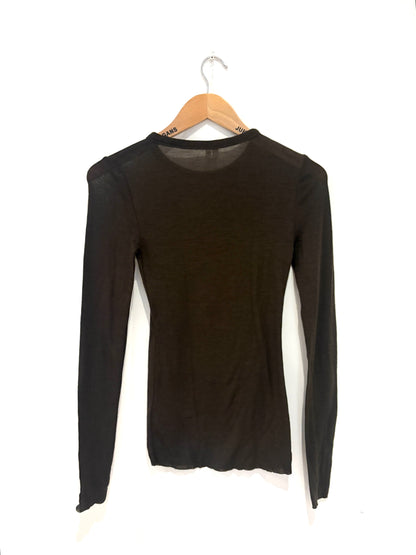 Arket Brown Long Sleeved Knit S
