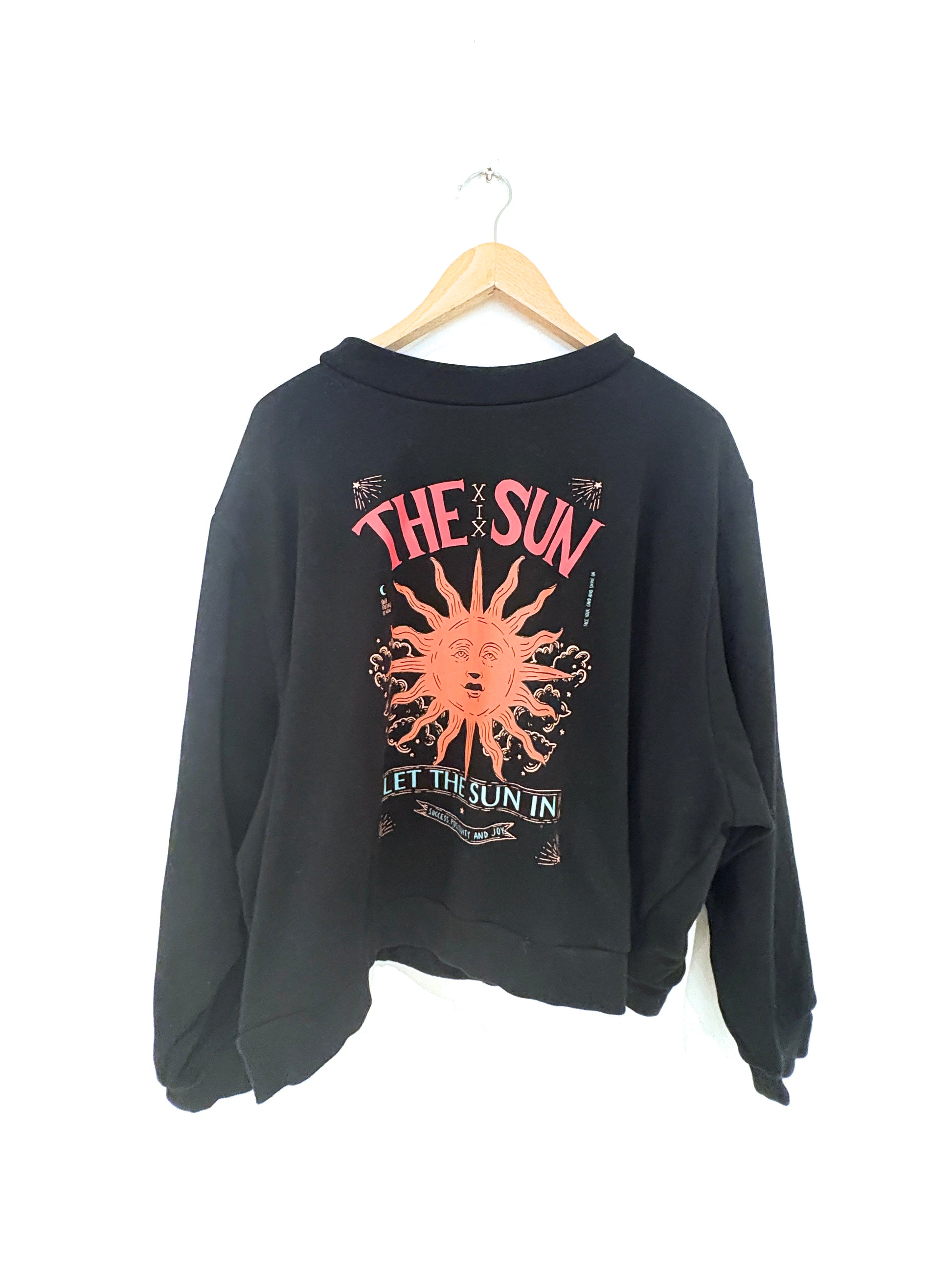 Farm Rio The Sun Black Sweatshirt