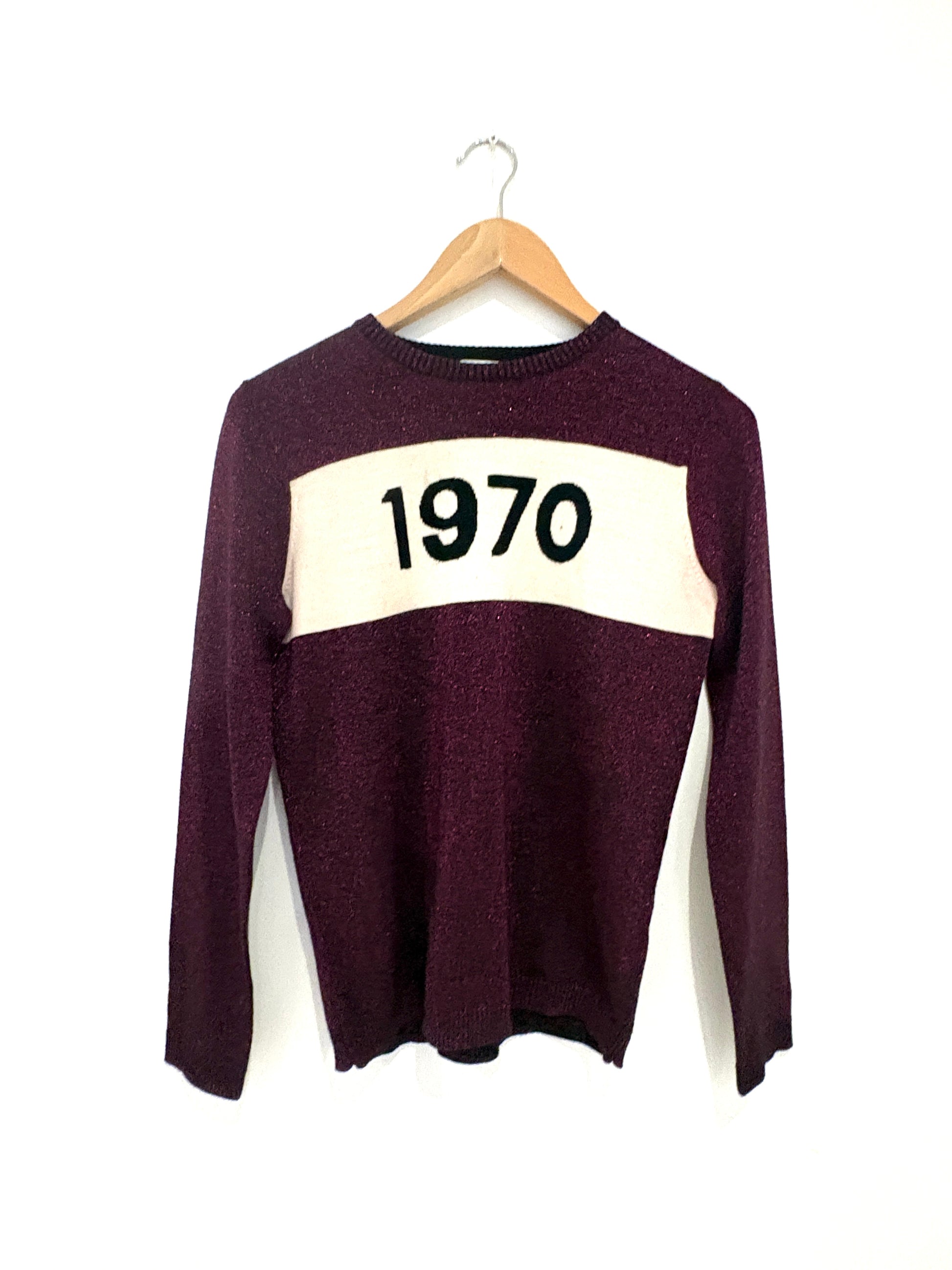 Bella Freud 1970 wool intarsia jumper