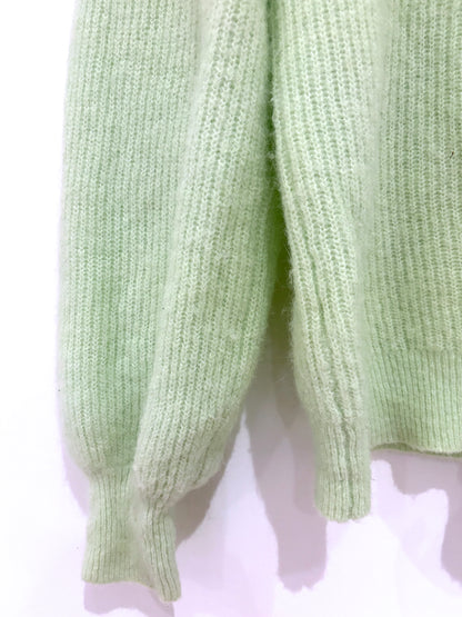 Ganni Wool & Alpaca Green Jumper M