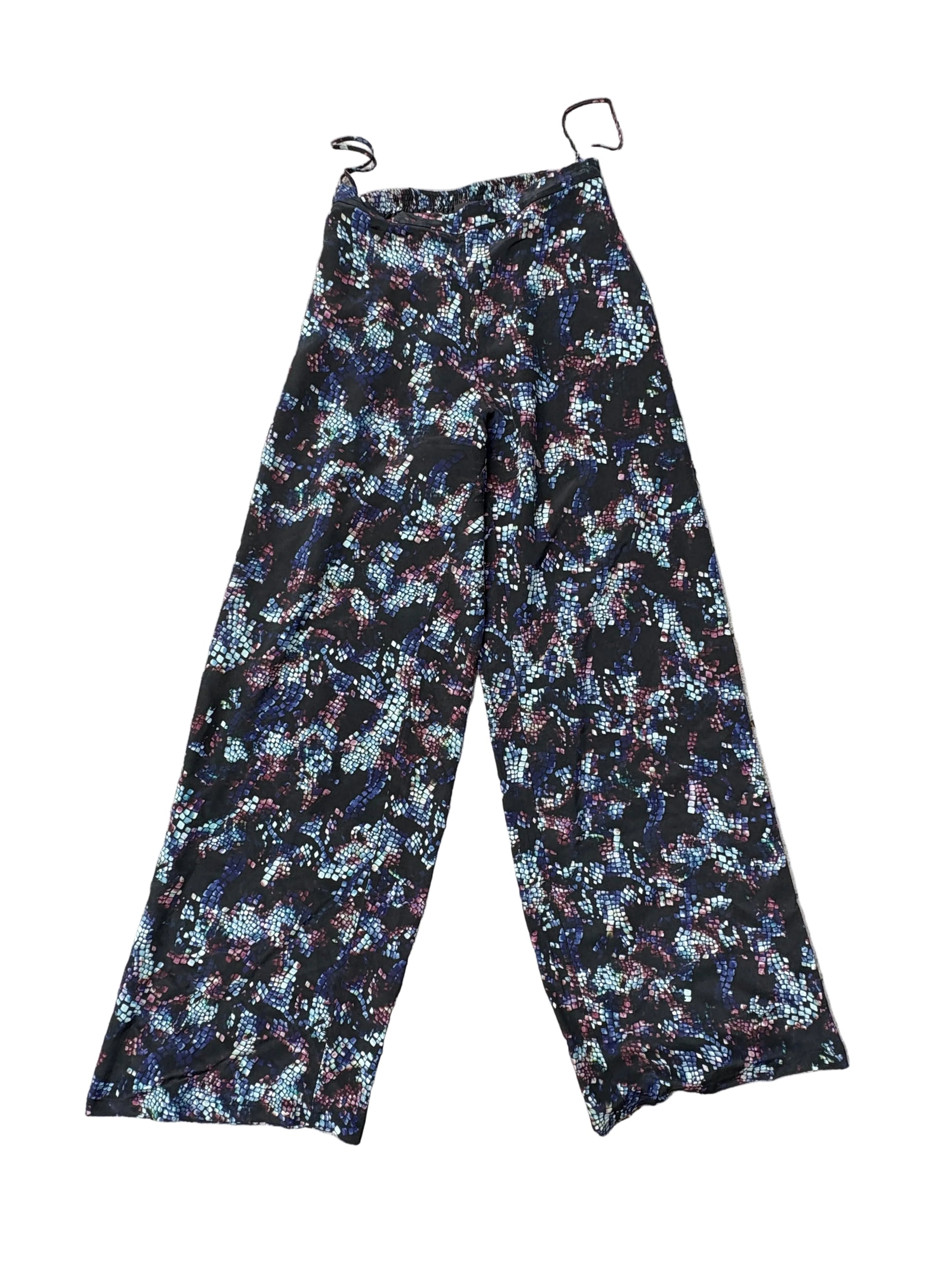 saloni wide leg silk trousers
