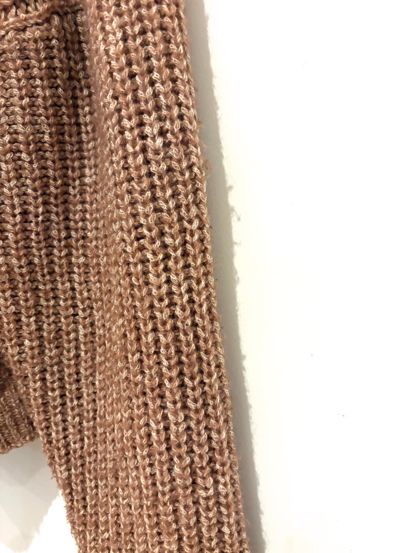 Loulou Studio Wool Light Brown Knit Cardigan L