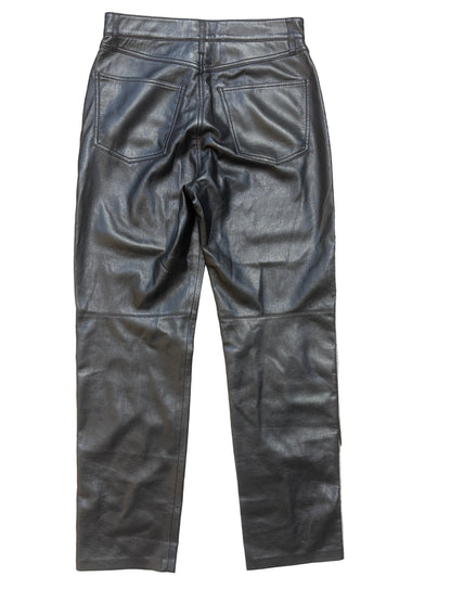 Nanushka Vegan Leather Straight Leg Trousers S