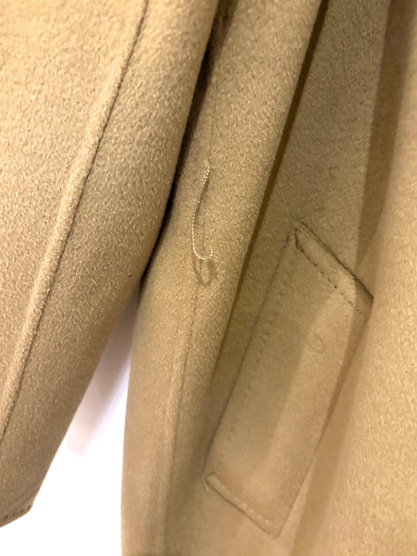 12 STOREEZ Double-Breasted Wool-Blend Coat M