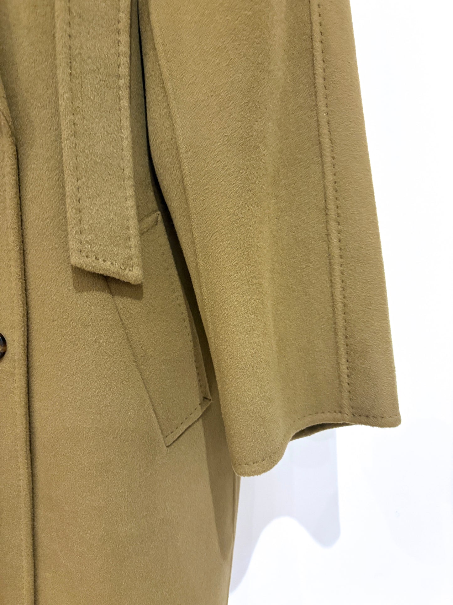 12 STOREEZ Double-Breasted Wool-Blend Coat M