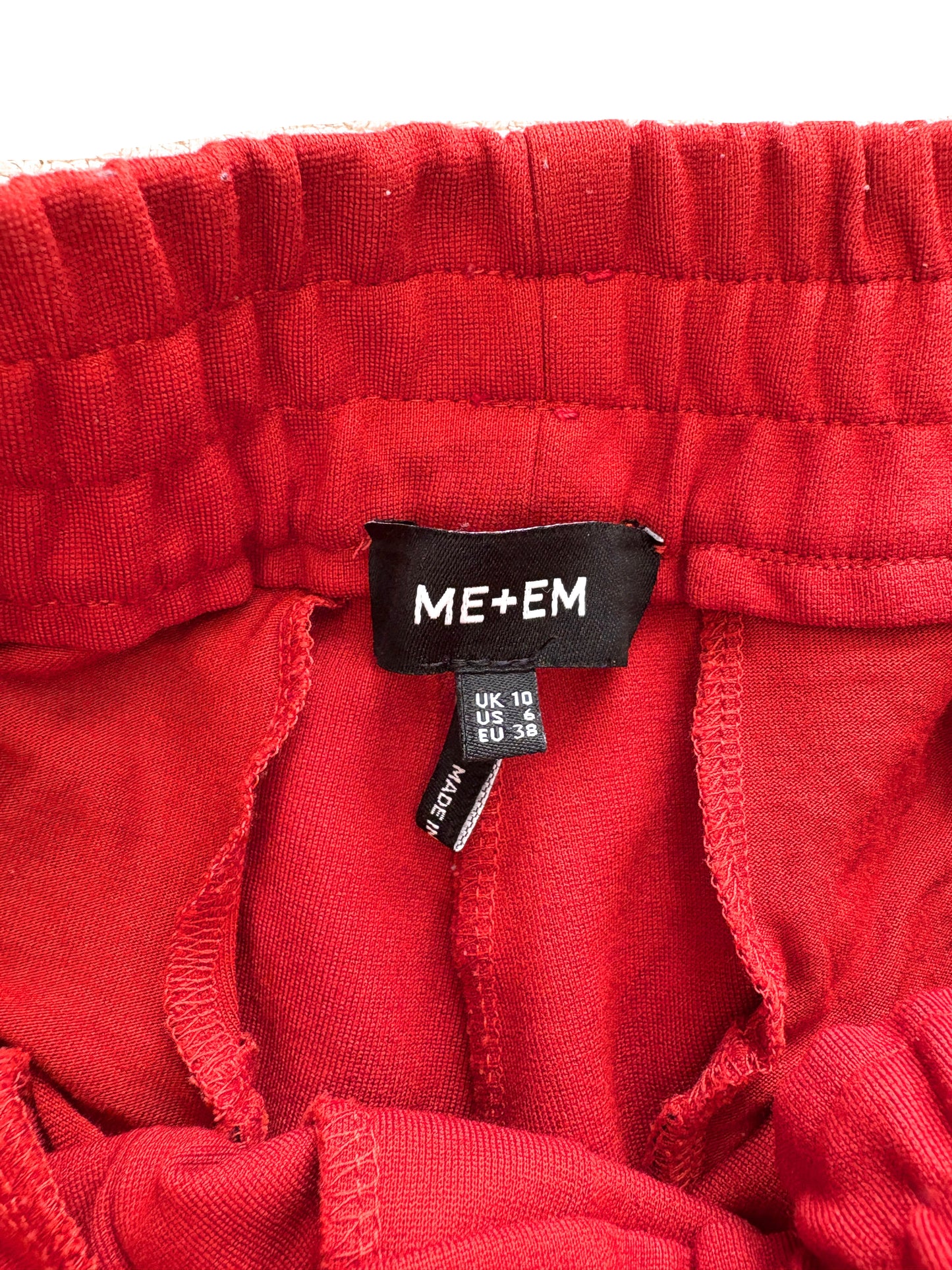 Me+Em Red Joggers UK 10
