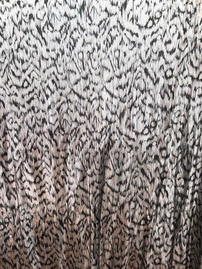 Isabel Marant Draped Silver Midi Skirt UK 14