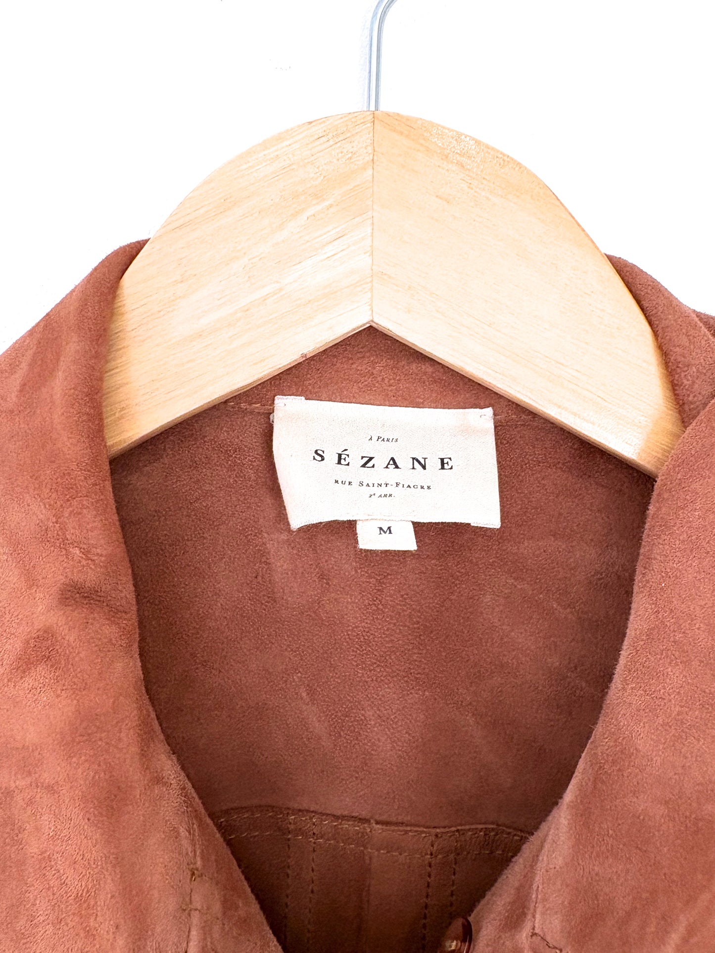 Sézane Suede Camel Jacket M