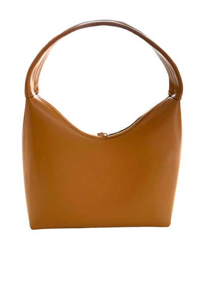 Mansur Gavriel Leather Camel Shoulder Bag