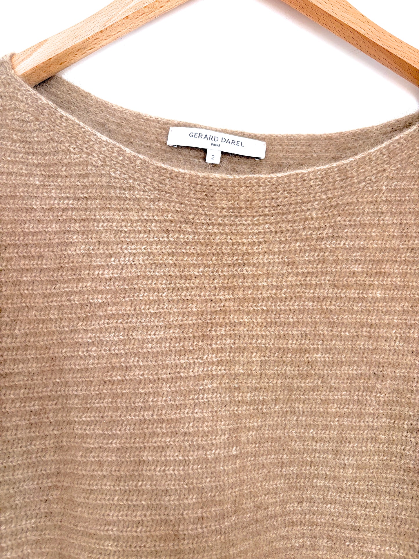 Gerard Darel Beige Wool Knit M