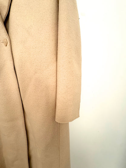 Marella Beige Felt Wool Coat UK 12