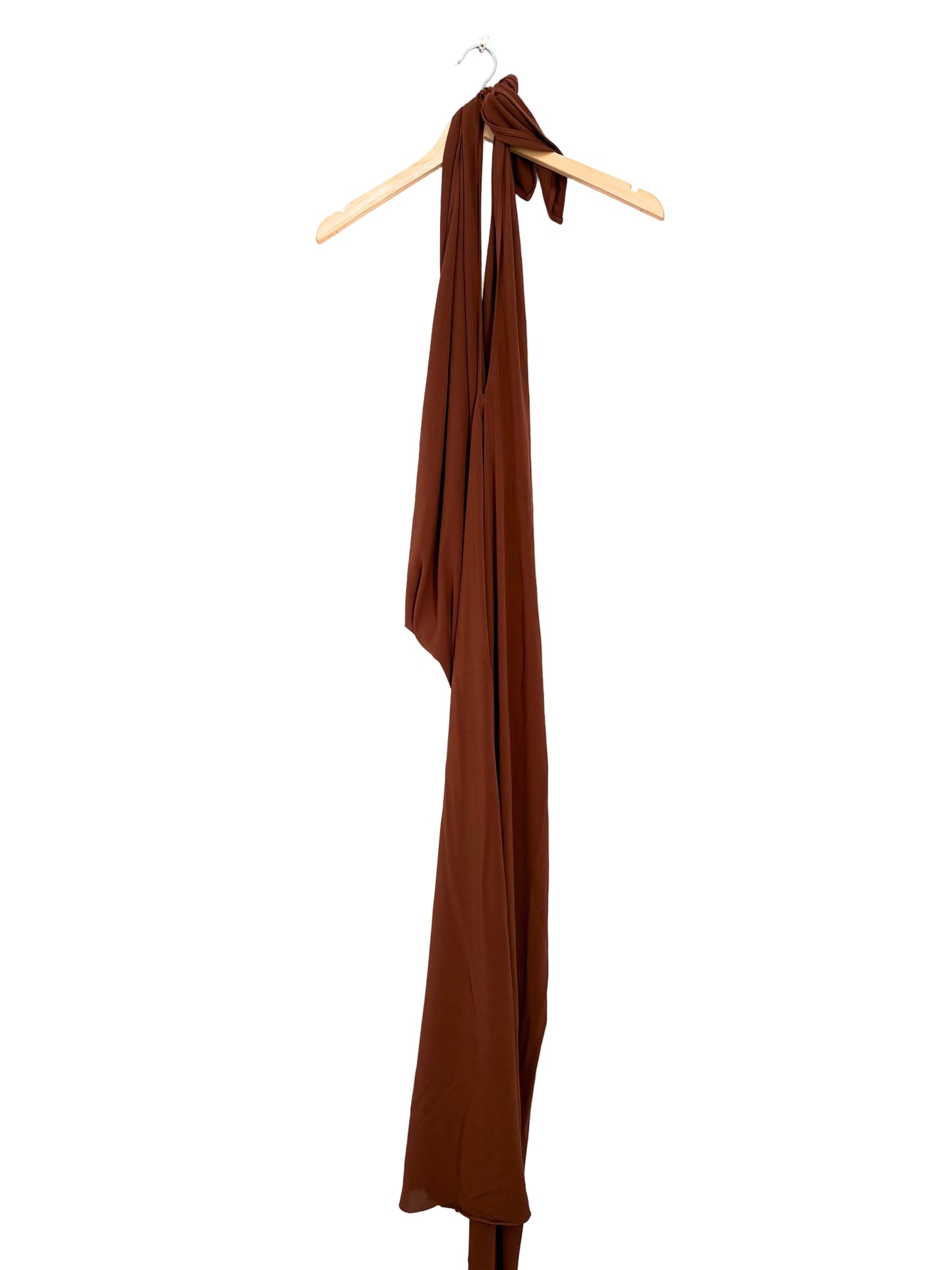 Eres Brown Halterneck Dress One size