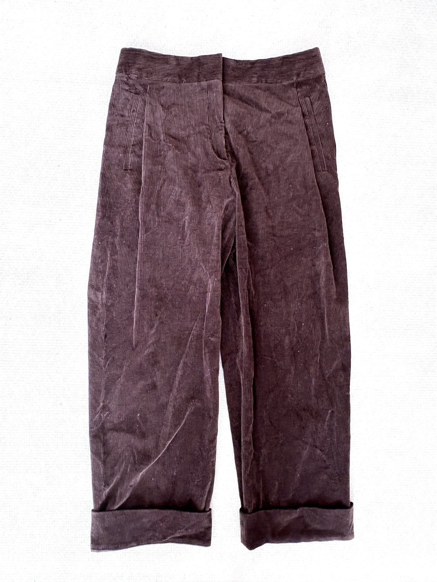 Me+Em Brown Corduroy Trousers UK 10