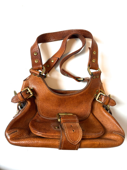 Mulberry phoebe tan leather bag