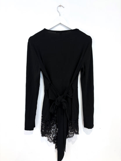 Givenchy Black Lace Top UK 10