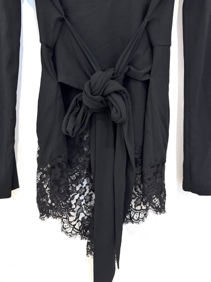 Givenchy Black Lace Top UK 10