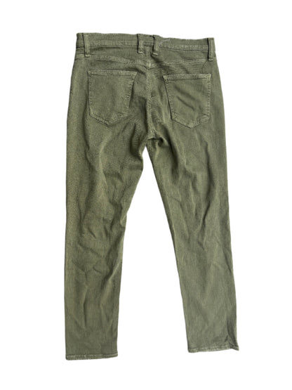 Current/Elliott The Fling Ripped Jeans in Dark Green 27"