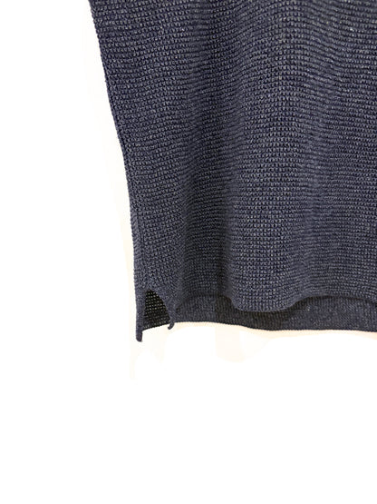 Gerard Darel Blue Shimmer Knit Top S