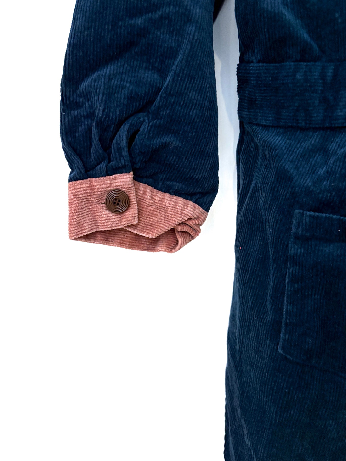 Lowie Navy Corduroy Boilersuit L