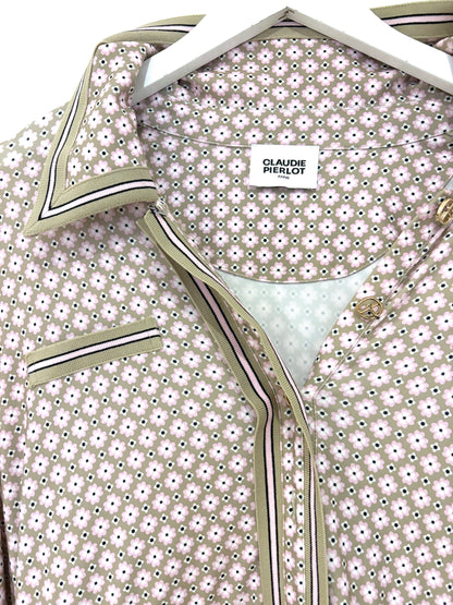 Claudie Pierlot Pink Midi Shirt Dress UK 12