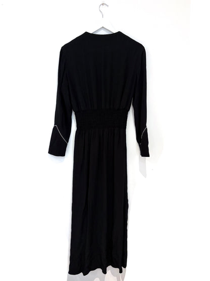 Maje Rimage Studded Midi Dress L