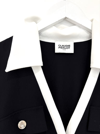 Claudie Pierlot Navy Dress UK 12