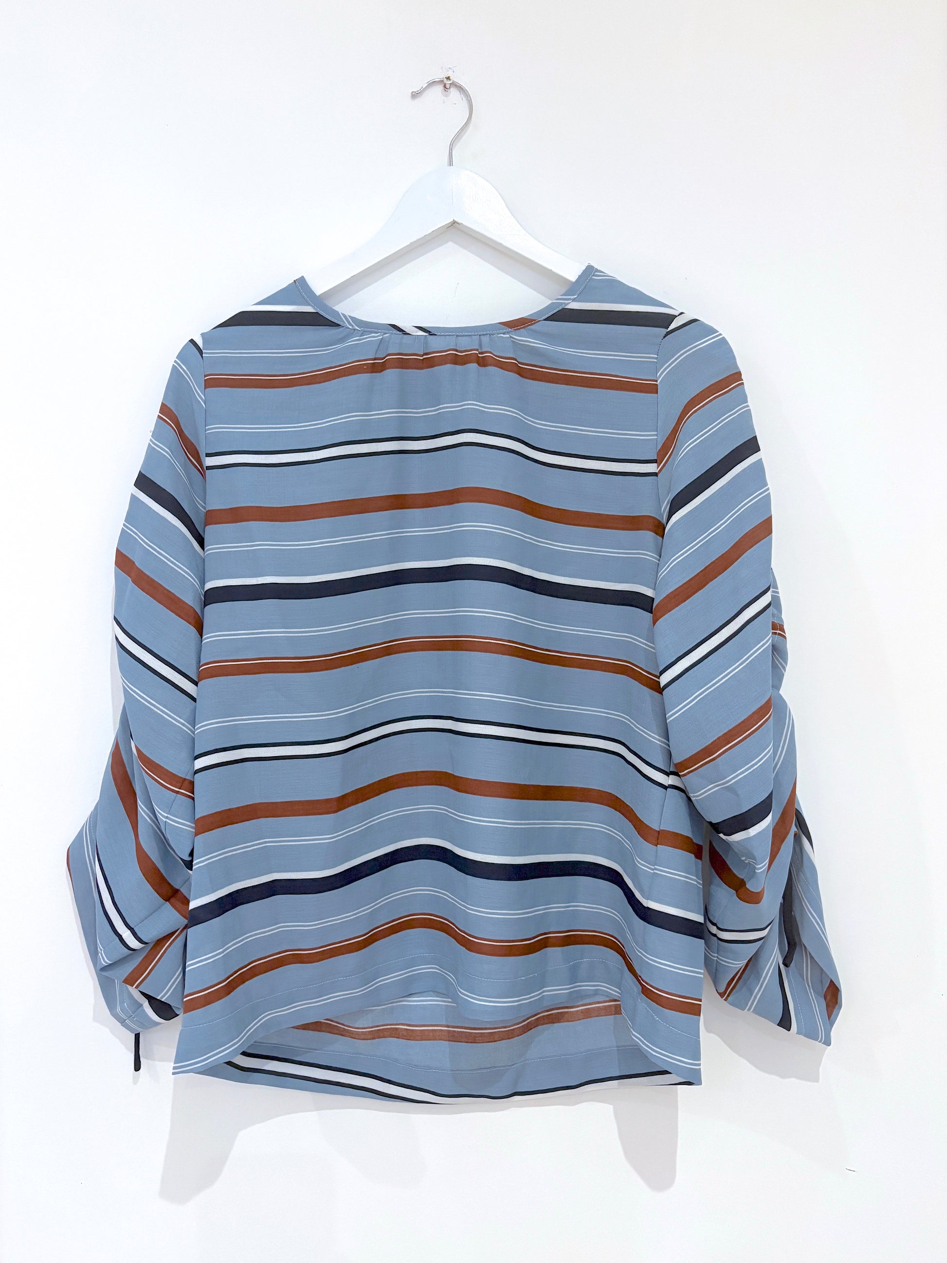 Suncoo Blue Striped Blouse