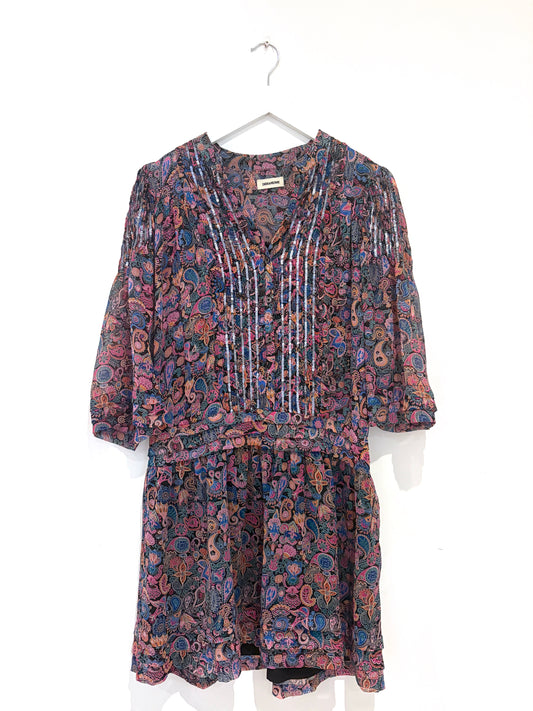 Zadig & Voltaire Print Dress L