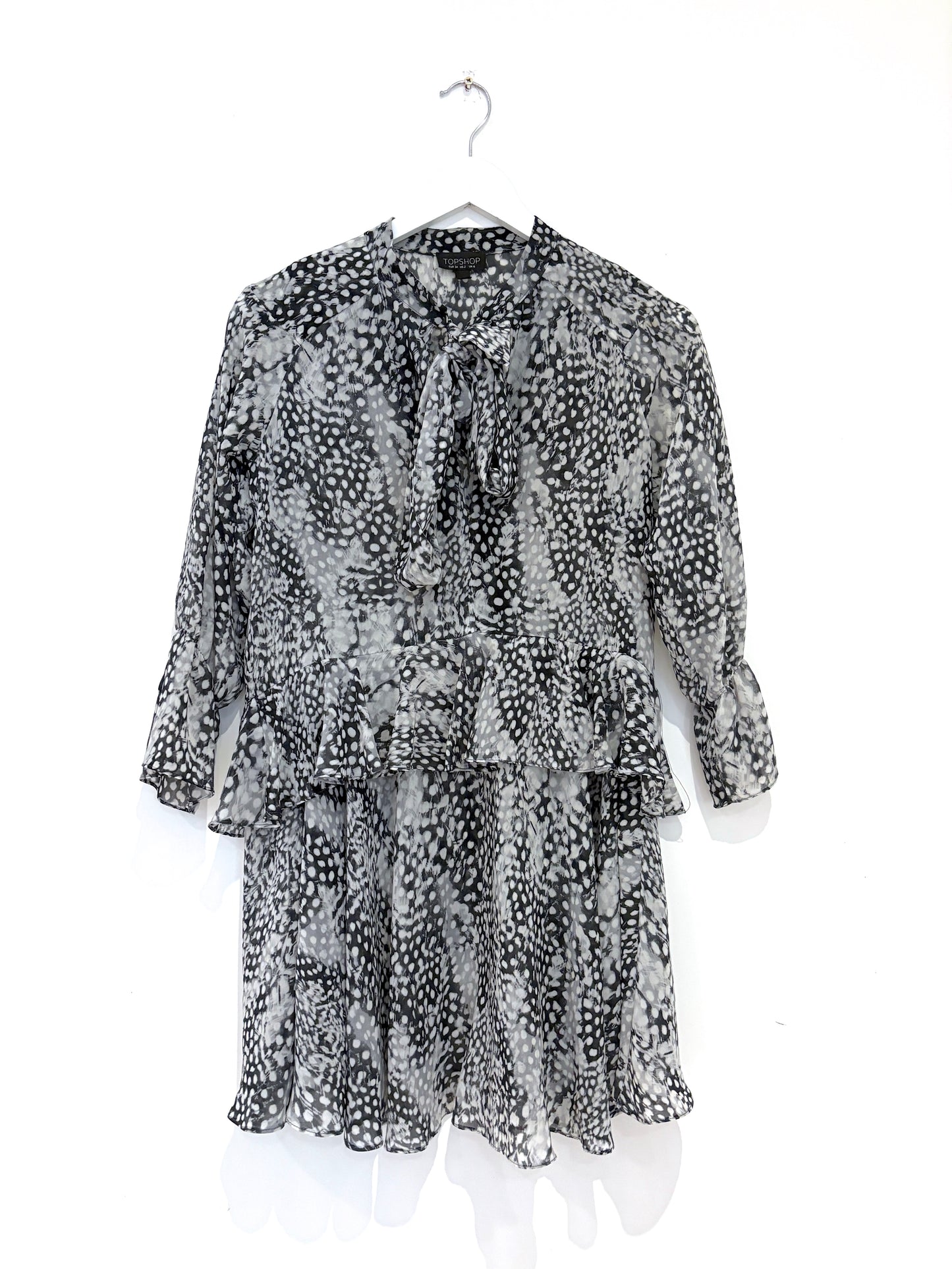 Topshop Print Dress UK 6