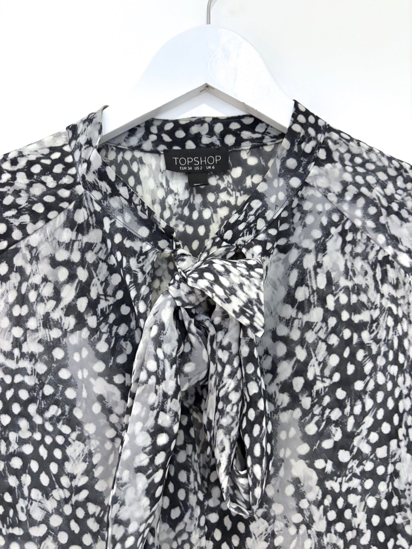 Topshop Print Dress UK 6