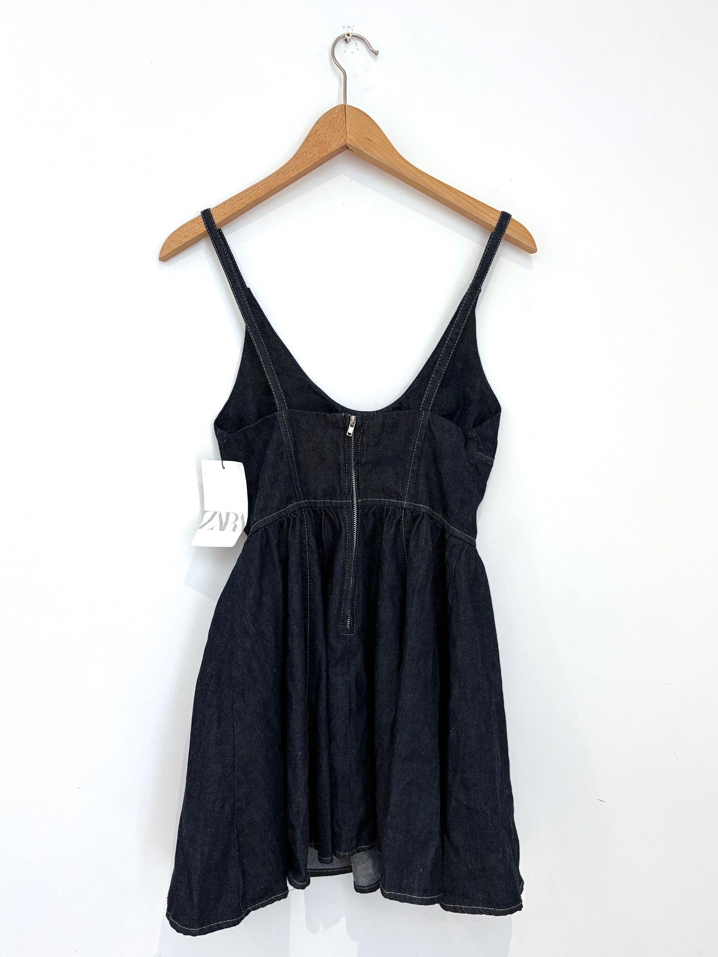 New With Tags Zara Denim Dress XS