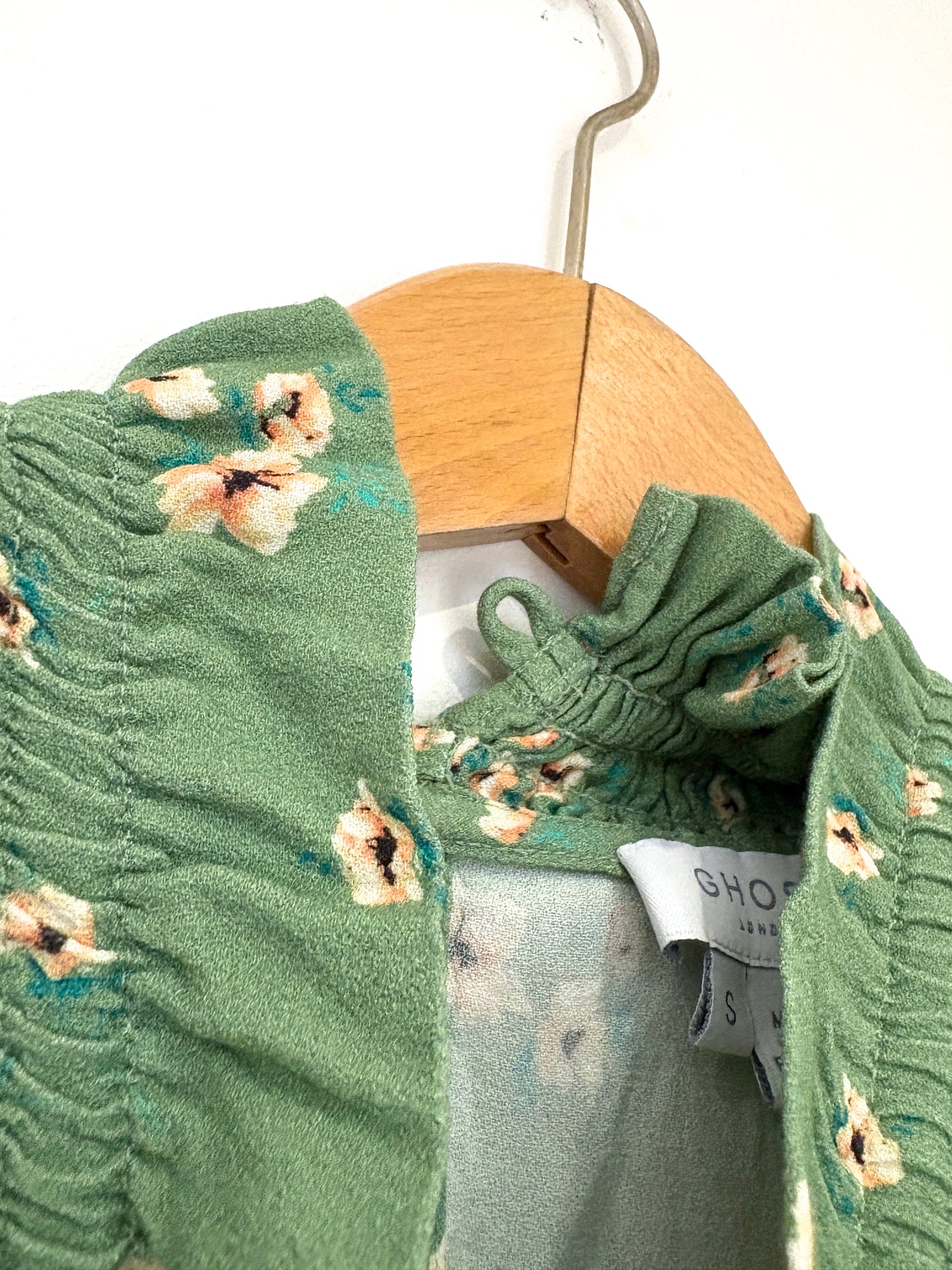 Ghost Green Floral Print Blouse S