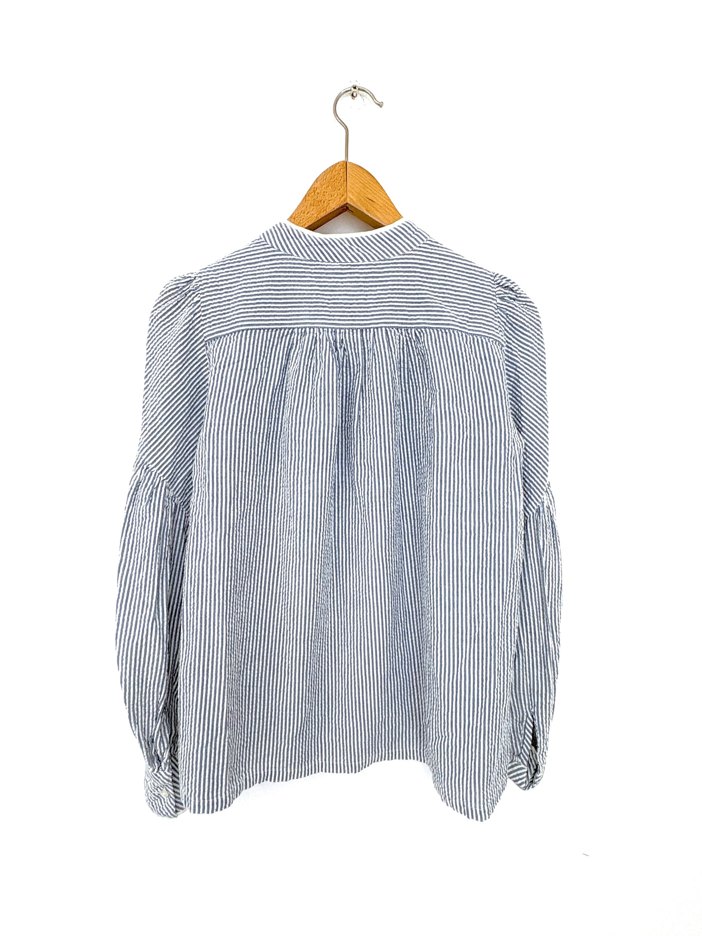 Ba&sh Blue Striped Blouse XS
