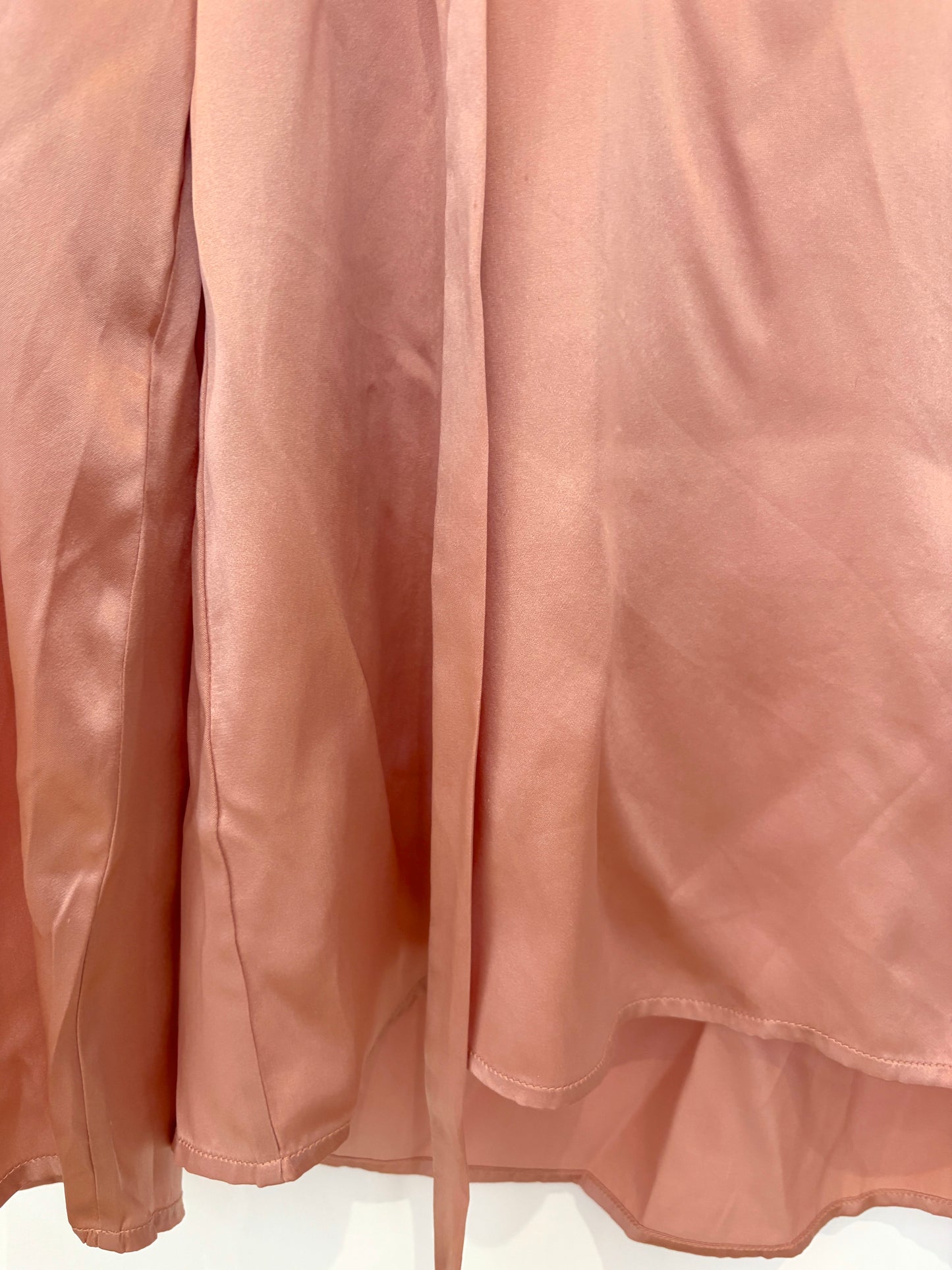 Lily & Lionel Silk Peach Blouse UK 8