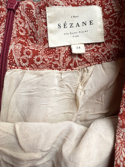 Sézane Paisley Skirt UK 6