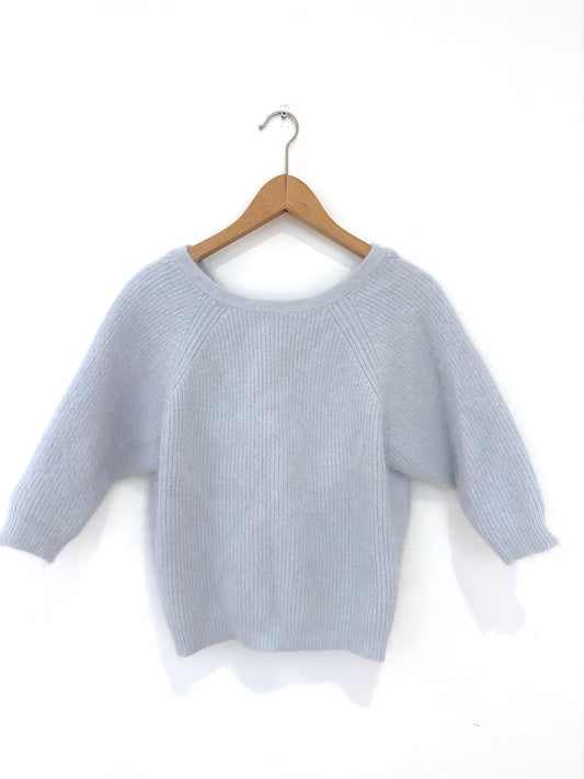 Ba&sh Blue Angora Knit XS