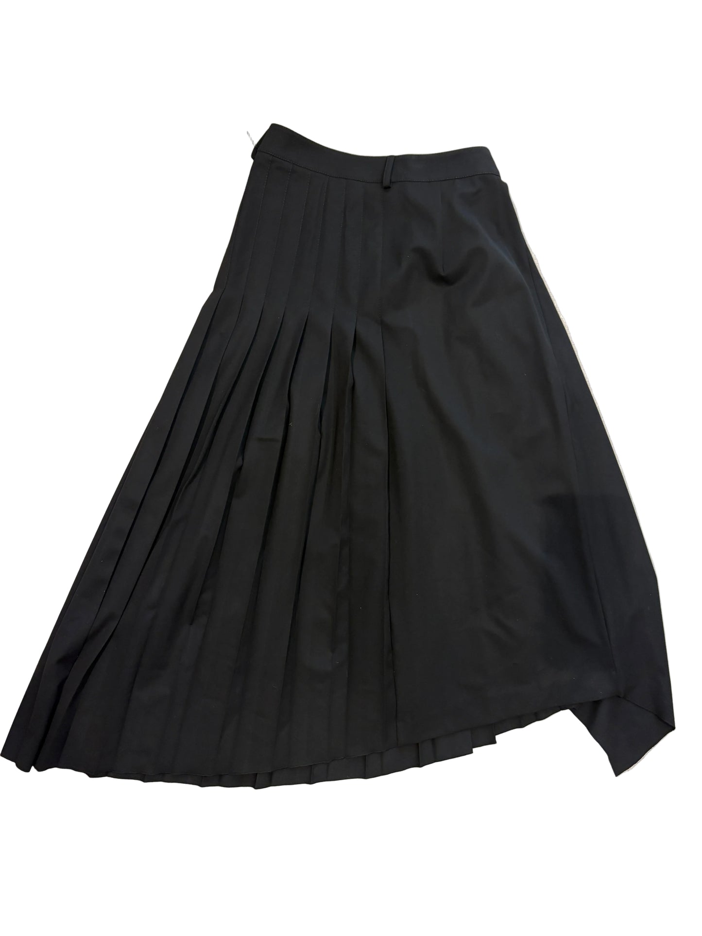 New With Tags Zara Asymmetric Pleated Midi Skirt S