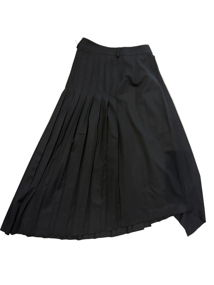 New With Tags Zara Asymmetric Pleated Midi Skirt S