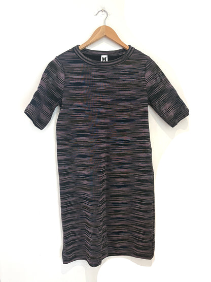 M Missoni Melange Grey Knit Dress