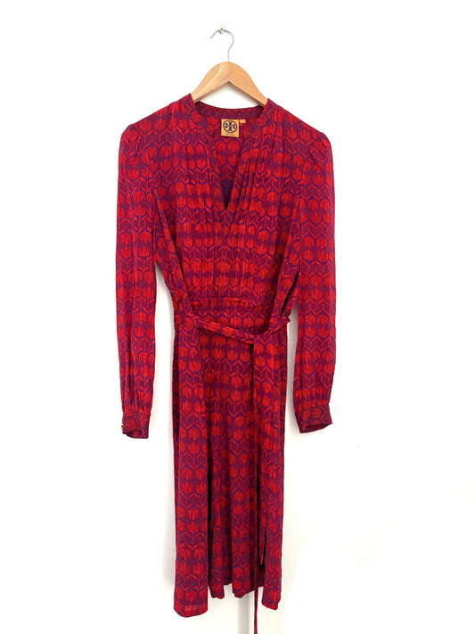 Tory Burch Judi Printed Silk Dress