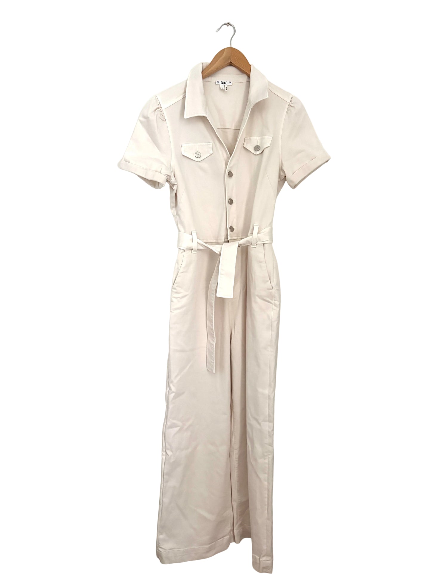 Paige Anessa Ecru Jumpsuit