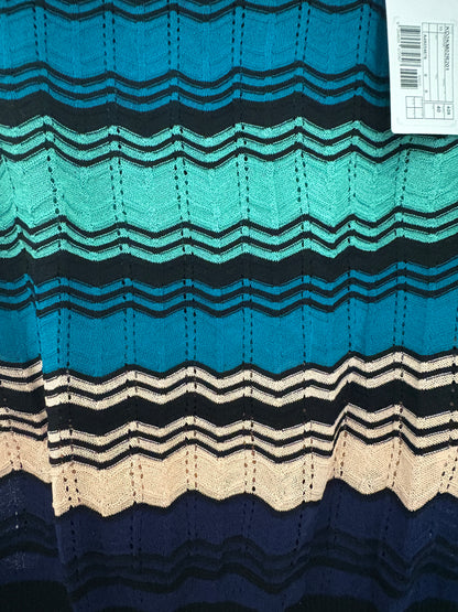 New With Tags M Missoni Blue Crochet Top UK 8