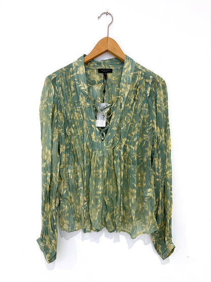 New With Tags Rag & Bone Print Blouse XS