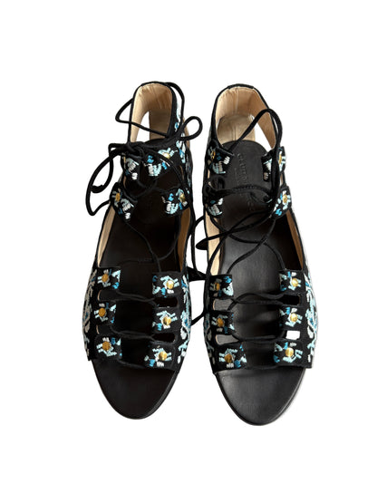 Club Monaco Embroidered Sandals