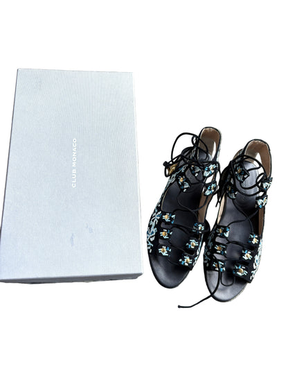 Club Monaco Embroidered Sandals UK 6.5
