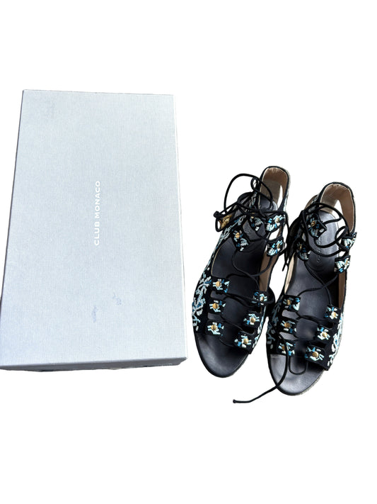 Club Monaco Embroidered Sandals UK 6.5
