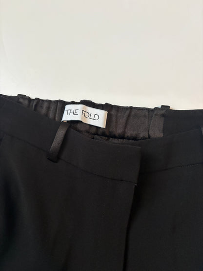 The Fold Lexington Black Trousers UK 12