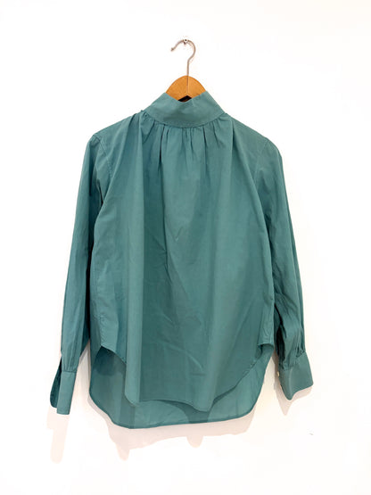 Officine Generale Teal Blouse 