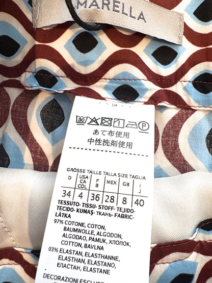 New With Tags Marella Print Trousers UK 8