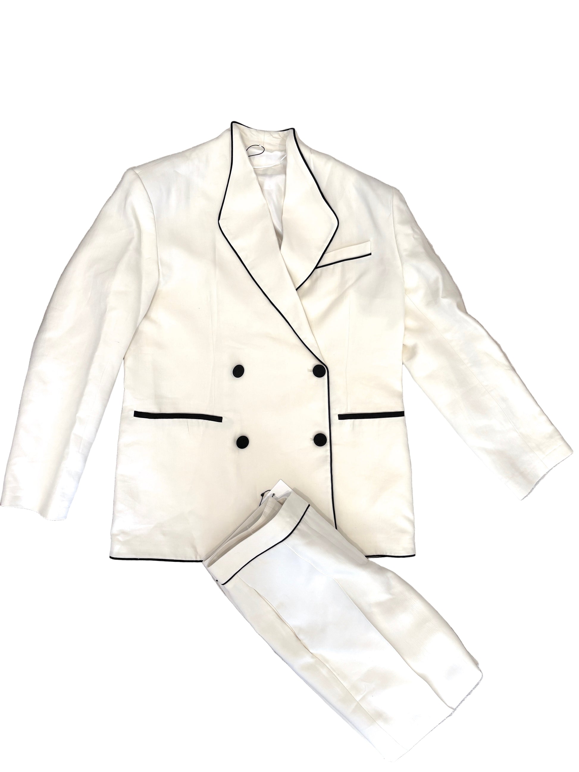 Zara White Linen Suit